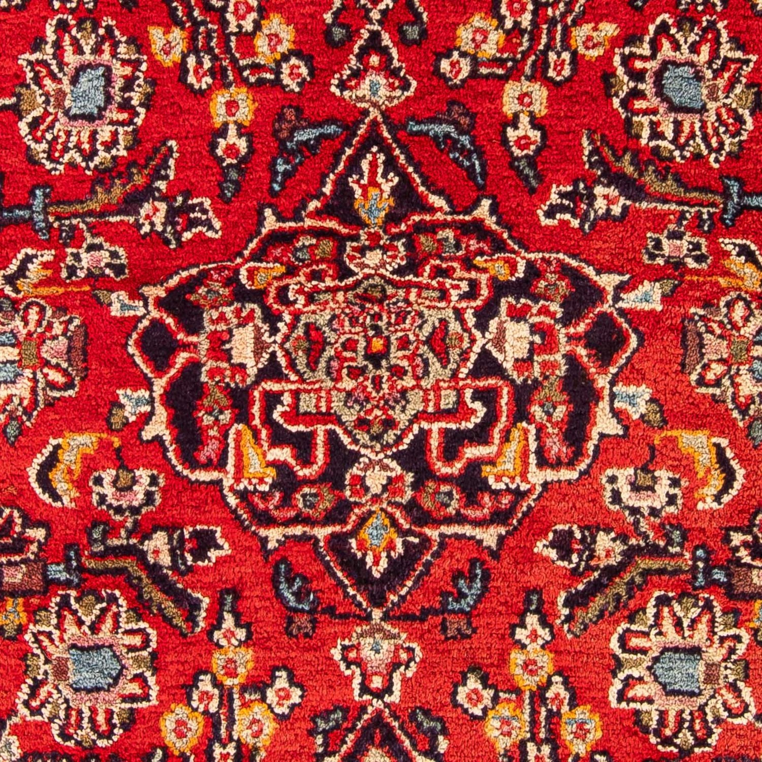 Alfombra persa - Keshan - 205 x 125 cm - rojo