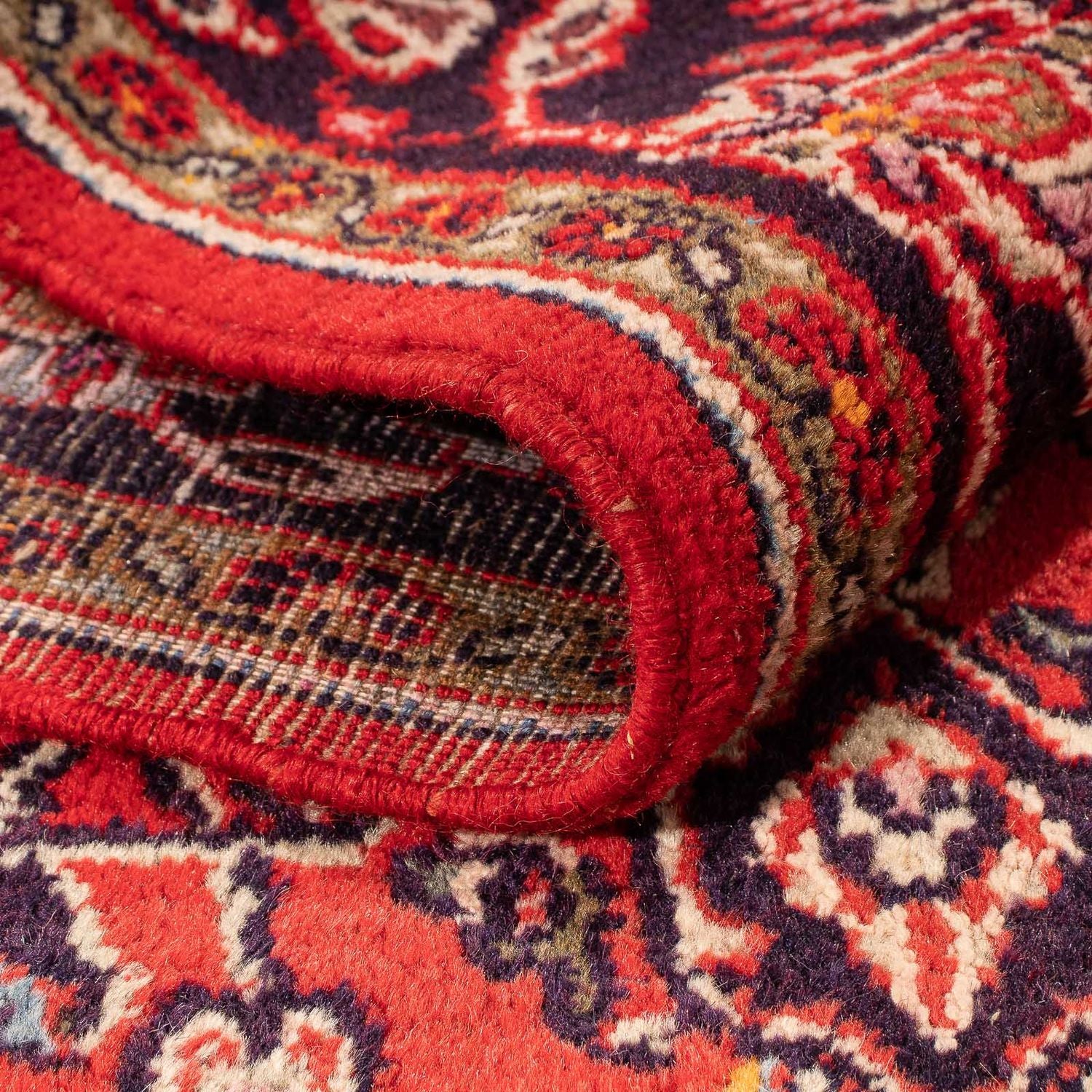 Alfombra persa - Keshan - 205 x 125 cm - rojo
