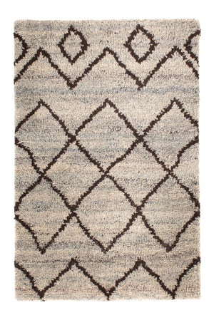 Alfombra bereber - 90 x 58 cm - beige