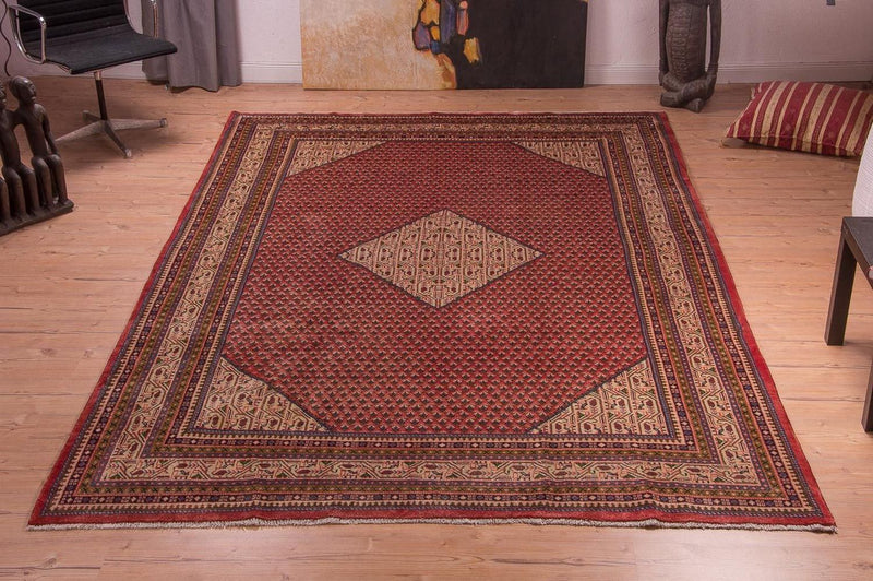 Alfombra persa - Mir - 320 x 220 cm - rojo