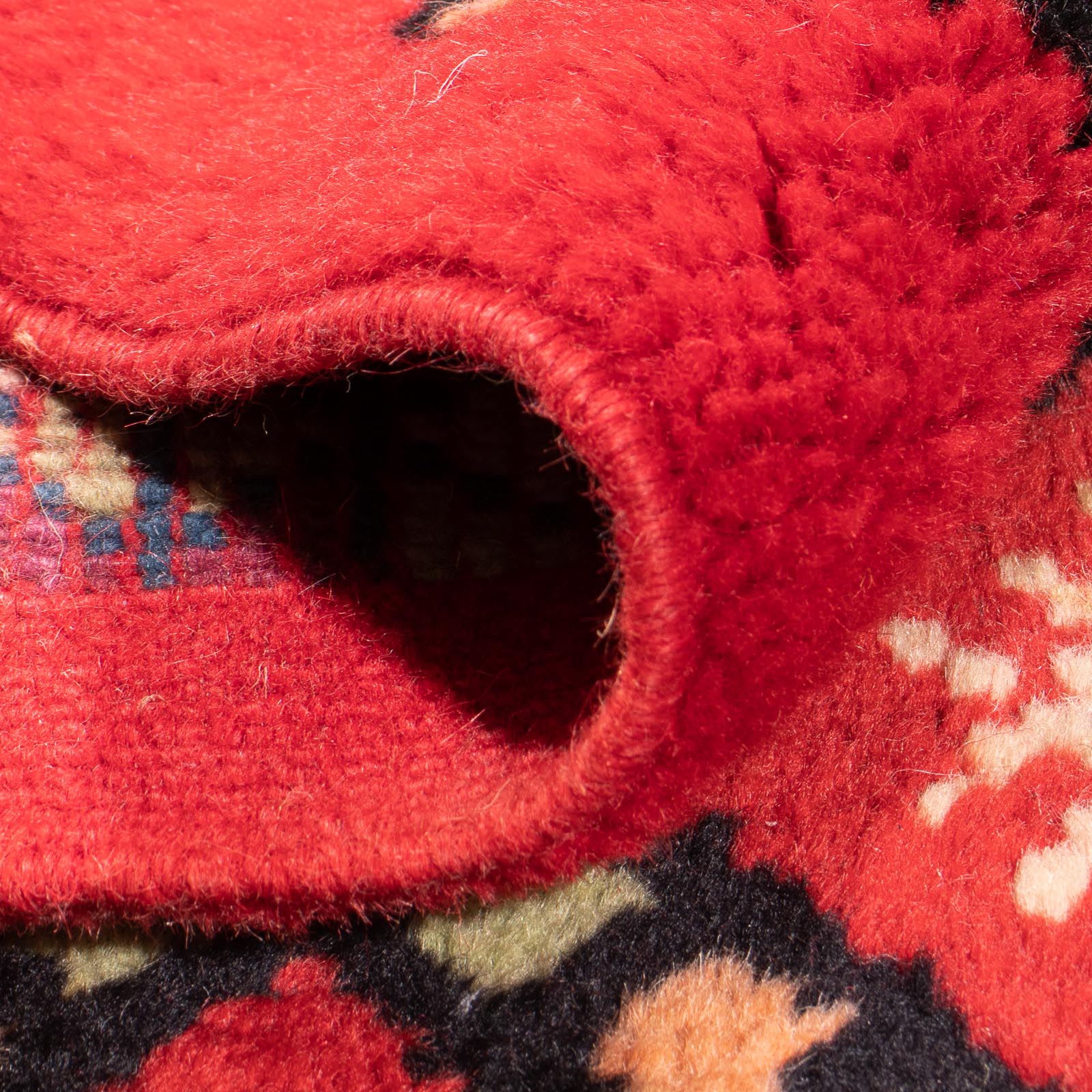 Alfombra bereber - 281 x 198 cm - rojo