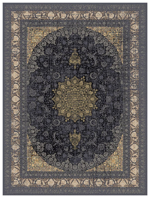Alfombra tejida oriental - Golden Glam - rectángulo