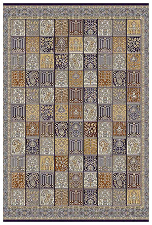 Alfombra tejida oriental - Byzantine Boudoir - rectángulo