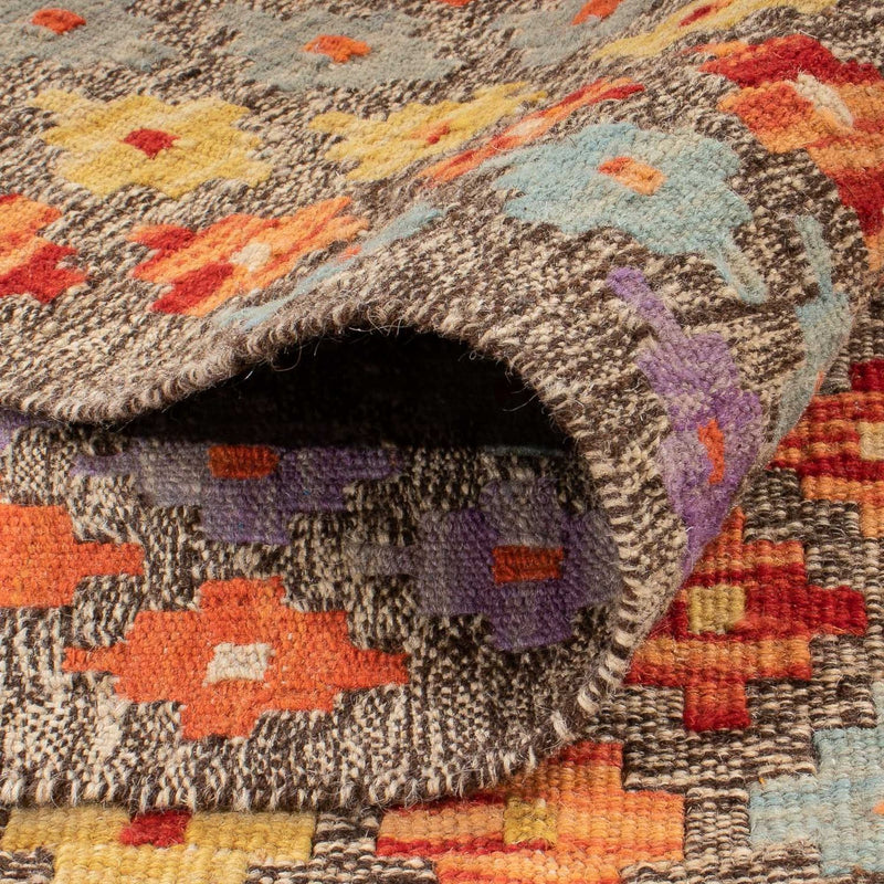 Alfombra Kelim - Splash - 200 x 155 cm - multicolor