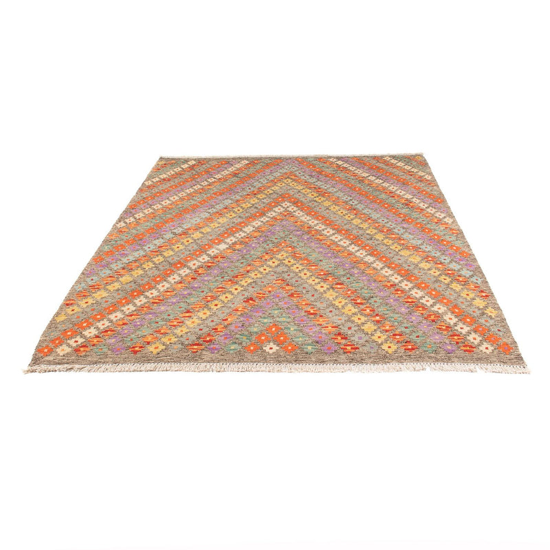 Alfombra Kelim - Splash - 200 x 155 cm - multicolor