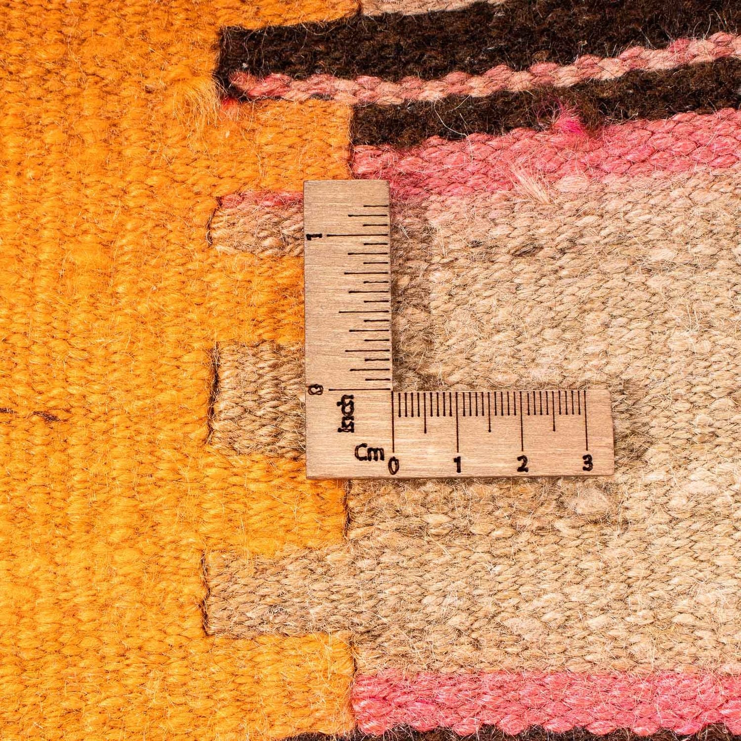 Alfombra de pasillo Alfombra Kelim - Antigua - 340 x 150 cm - multicolor