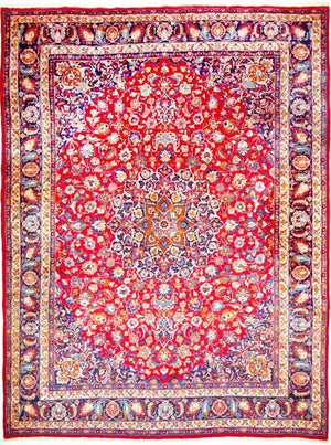 Alfombra persa - Clásica - 396 x 293 cm - rojo