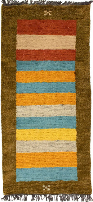 Alfombra de Nepal - 140 x 70 cm - multicolor