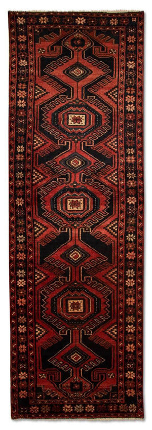 Alfombra de pasillo Alfombra persa - Nómada - 295 x 95 cm - rojo