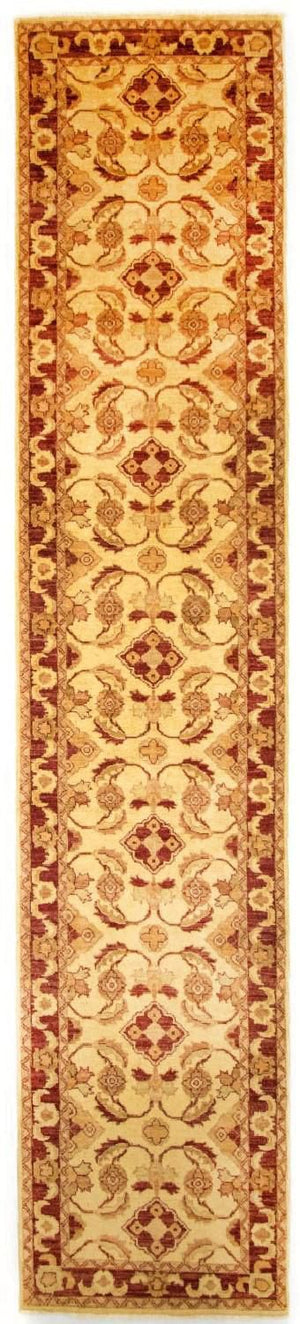 Alfombra de pasillo Alfombra Ziegler - 418 x 87 cm - amarillo