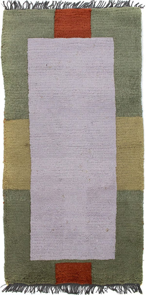 Alfombra de Nepal - 140 x 70 cm - beige