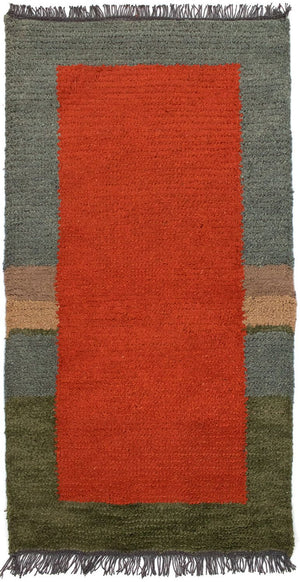 Alfombra de Nepal - 140 x 70 cm - rojo