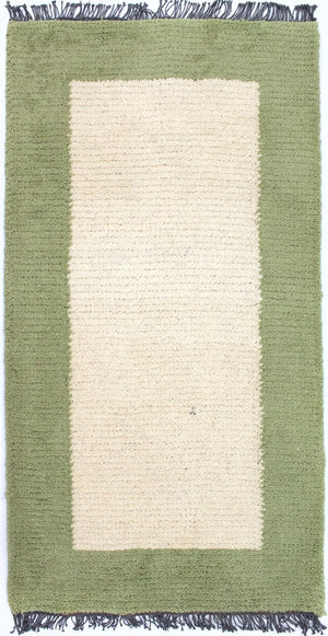 Alfombra de Nepal - 140 x 70 cm - beige