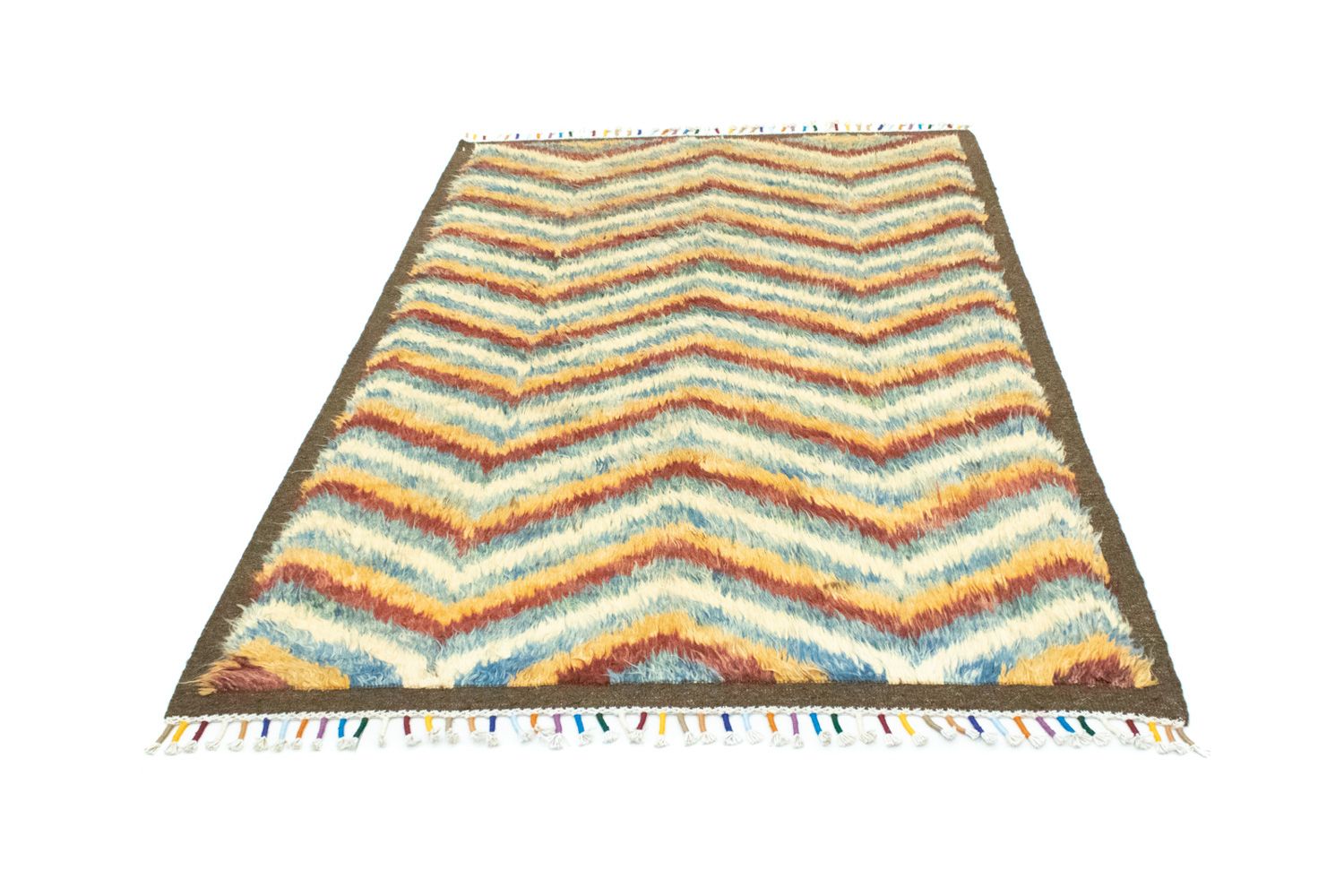 Alfombra bereber - 206 x 147 cm - colorido