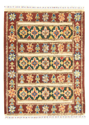 Alfombra bereber - 211 x 158 cm - rojo
