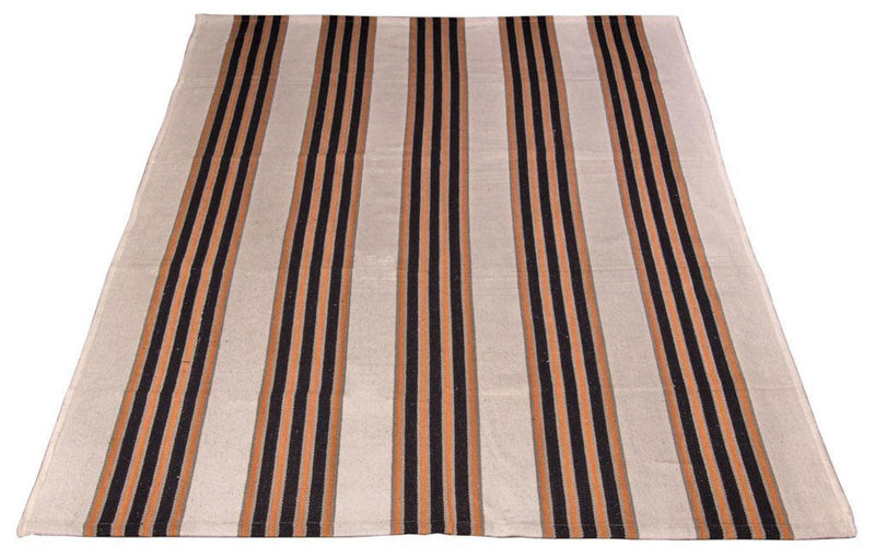 Alfombra Kelim - Tendencia - 180 x 120 cm - negro