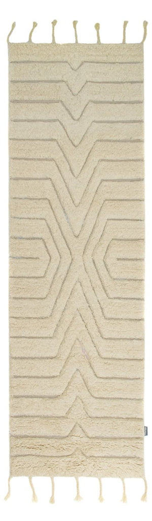 Alfombra de lana - Bedouin Natural - alfombra de pasillo