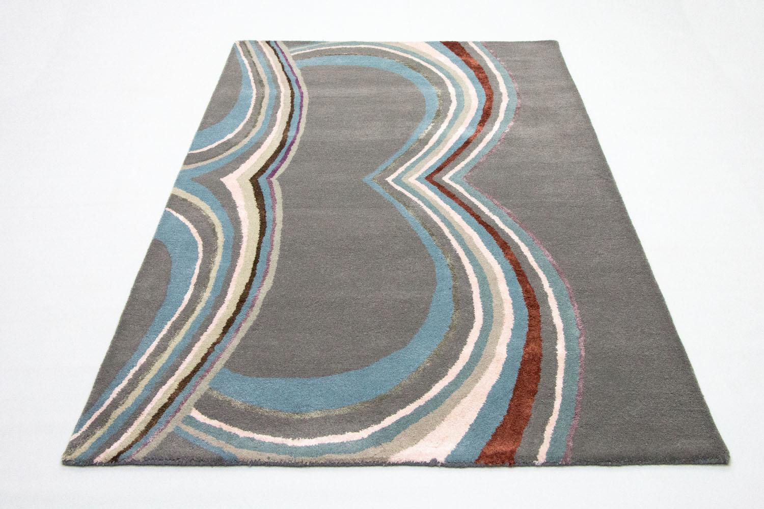 Alfombra de diseño - 241 x 153 cm - multicolor