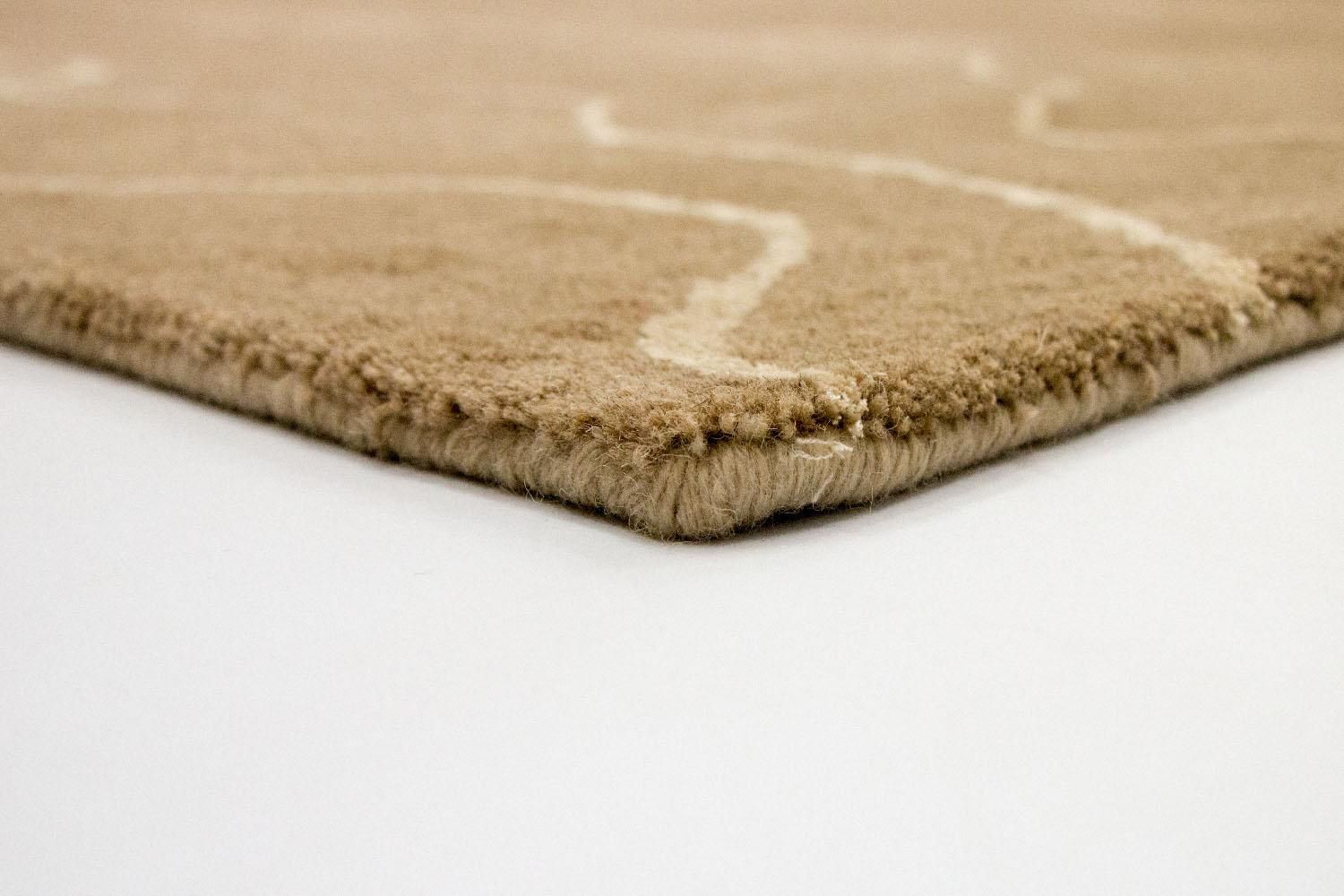 Alfombra de diseño - 240 x 151 cm - marrón