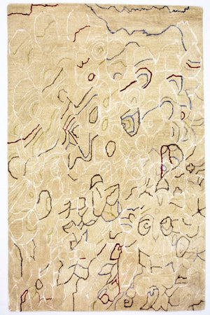 Alfombra de diseño - 242 x 152 cm - beige