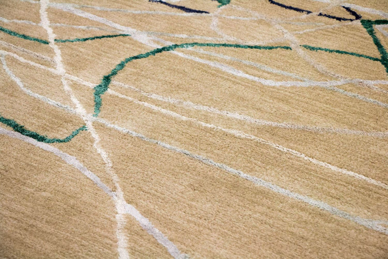 Alfombra de diseño - 242 x 153 cm - beige