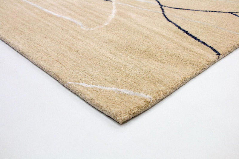 Alfombra de diseño - 242 x 153 cm - beige