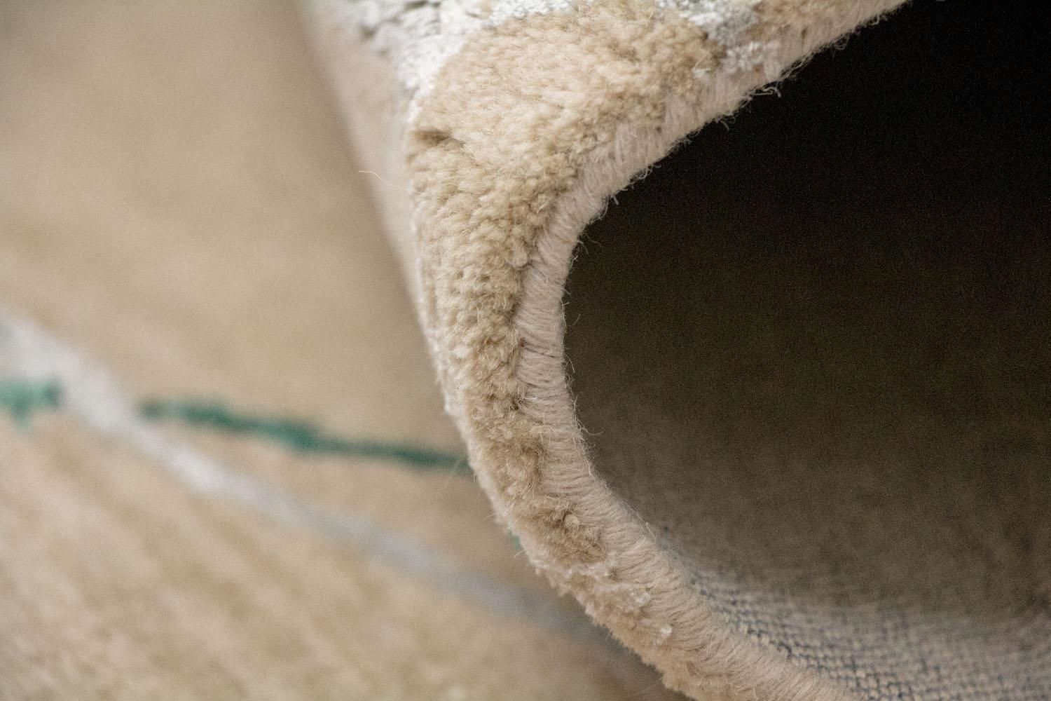 Alfombra de diseño - 242 x 153 cm - beige