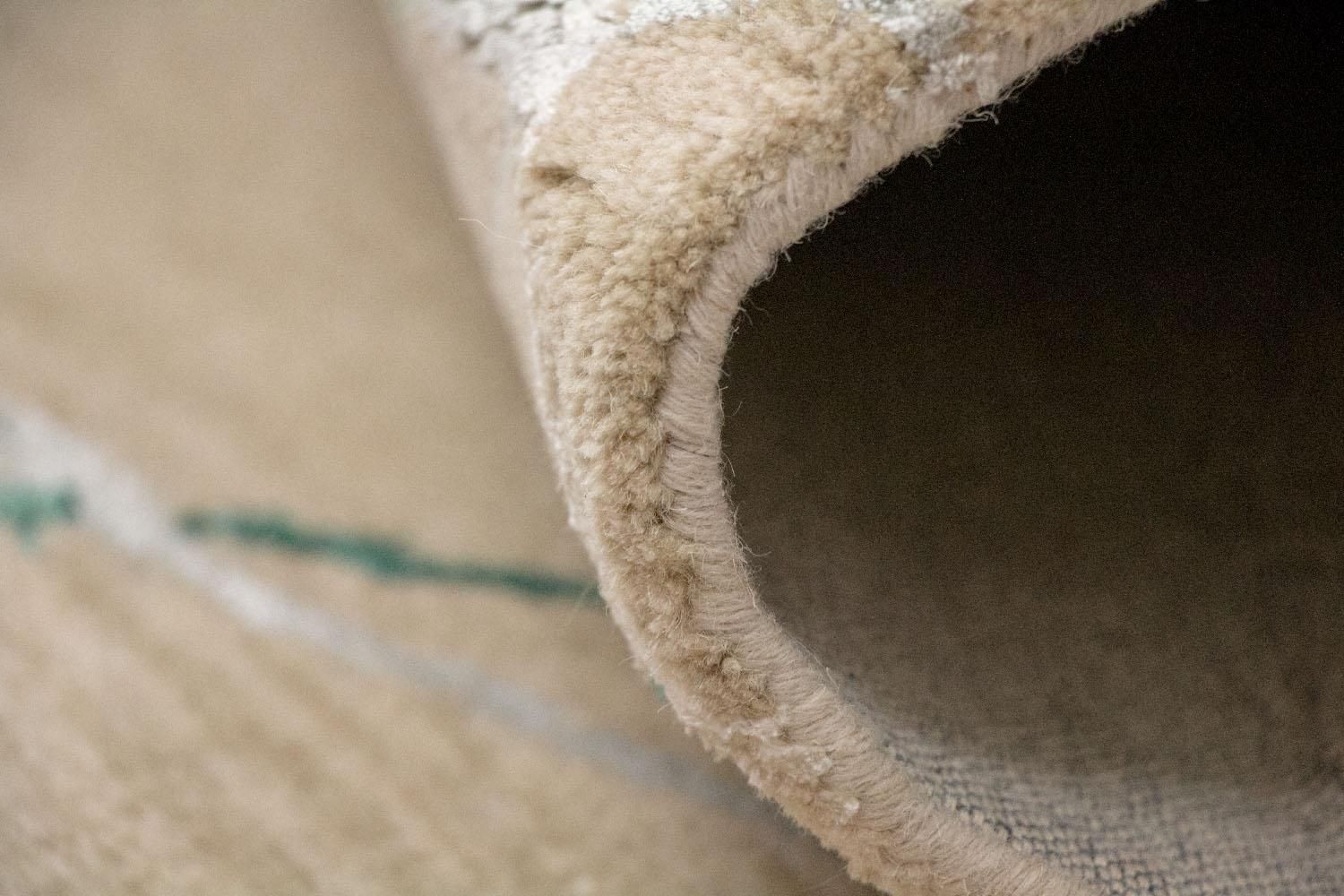 Alfombra de diseño - 242 x 153 cm - beige