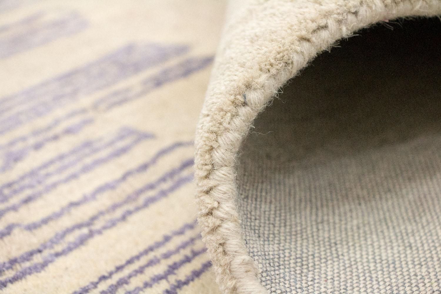 Alfombra de diseño - 241 x 153 cm - beige
