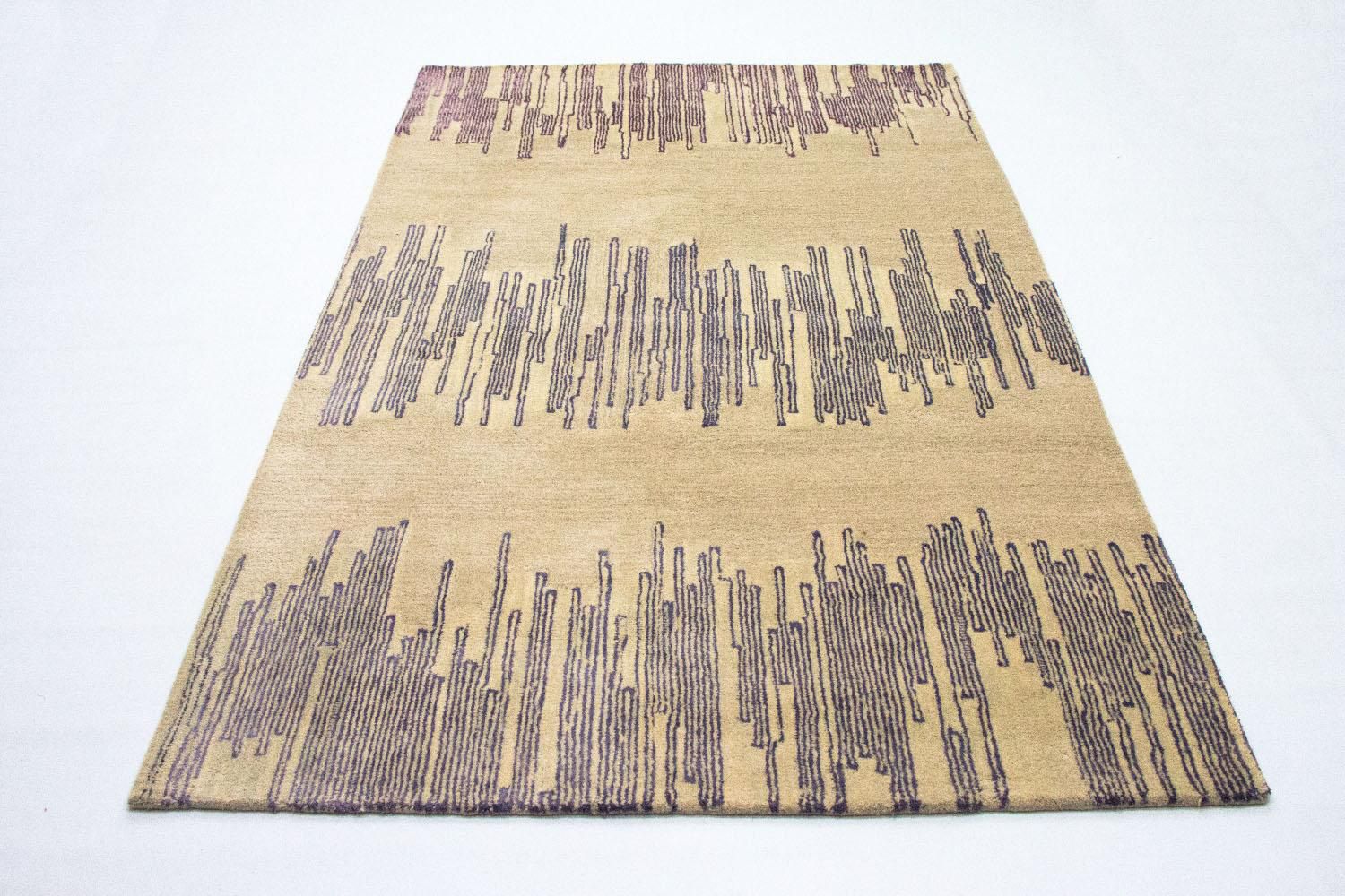 Alfombra de diseño - 241 x 153 cm - beige