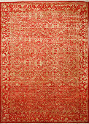 Alfombra de lana - 395 x 295 cm - naranja