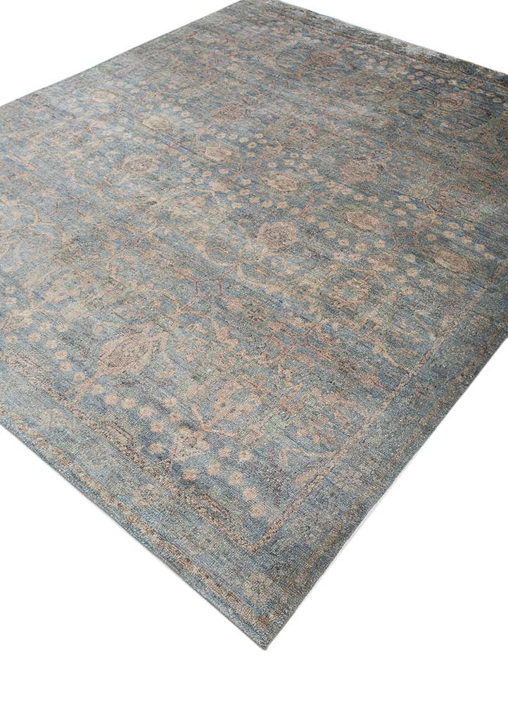 Alfombra de diseño - 300 x 240 cm - azul