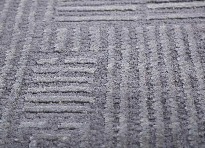 Alfombra de lana - 300 x 240 cm - gris
