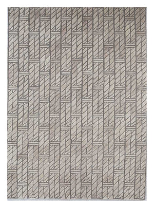 Alfombra de lana - 240 x 150 cm - beige oscuro