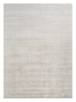 Alfombra de viscosa - 270 x 180 cm - gris claro