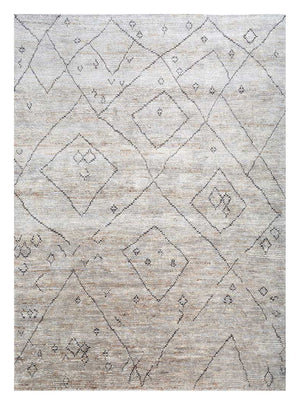 Alfombra de sisal - 300 x 240 cm - blanco