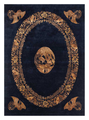 Alfombra de lana - 300 x 240 cm - verde