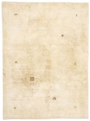 Alfombra de lana - 195 x 140 cm - beige