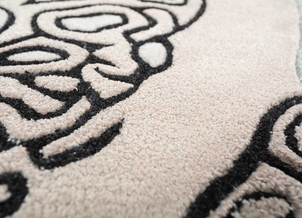 Alfombra para niños forma especial  - 197 x 90 cm - crema