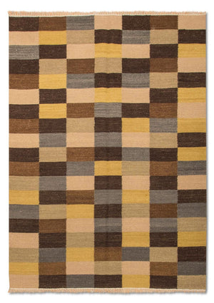 Alfombra Kelim - Tendencia - 200 x 140 cm - multicolor