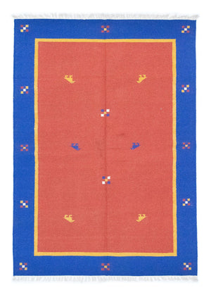 Alfombra Kelim - Tendencia - 200 x 140 cm - naranja