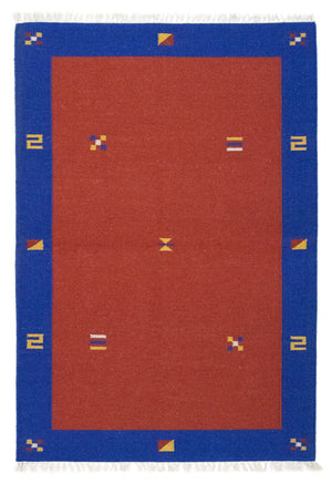 Alfombra Kelim - Tendencia - 180 x 120 cm - rojo