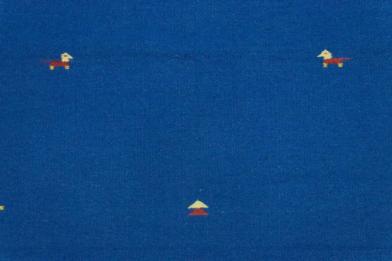 Alfombra Kelim - Tendencia - 180 x 120 cm - azul