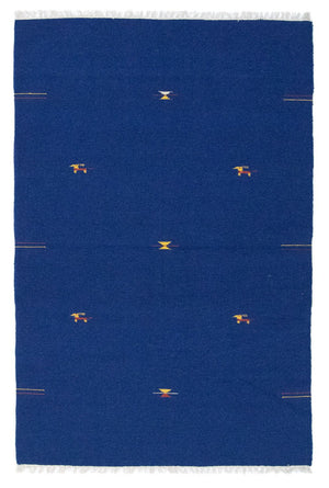 Alfombra Kelim - Tendencia - 180 x 120 cm - azul