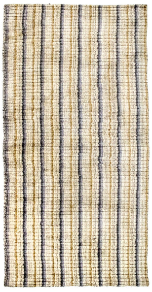 Alfombra de viscosa - 180 x 94 cm - multicolor
