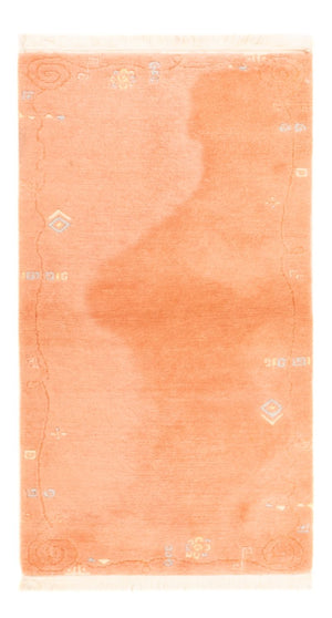 Alfombra de Nepal - 141 x 74 cm - salmón
