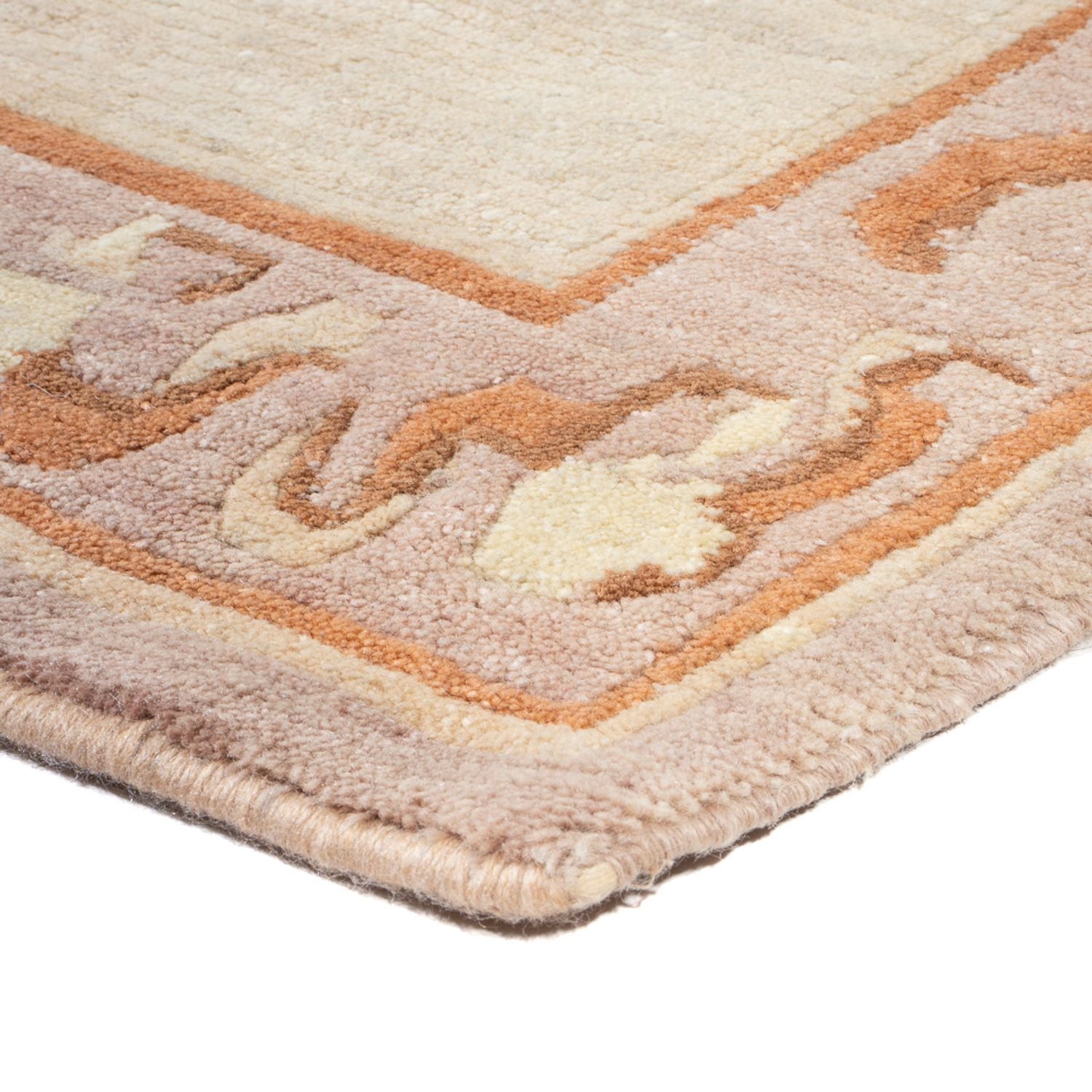 Alfombra de pasillo Alfombra de Nepal - 156 x 74 cm - beige