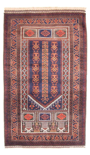 Alfombra Belutsch - Alfombra de Oración - 147 x 92 cm - azul