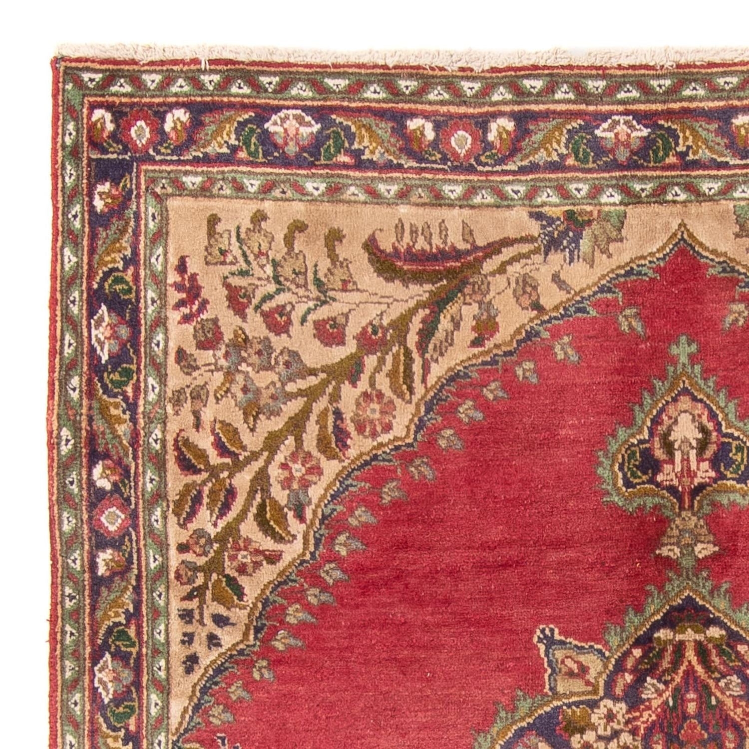 Alfombra persa - Tabriz - 203 x 145 cm - rojo
