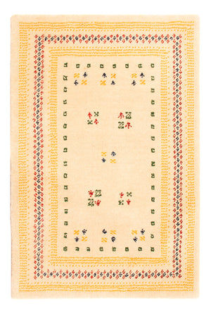 Alfombra Gabbeh - Loribaft Softy - 90 x 60 cm - beige